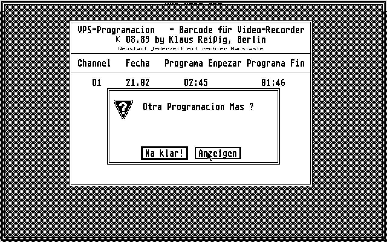 Barcode atari screenshot